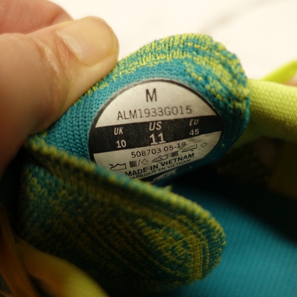 Altra Eco Escalante Lime Green Yellow Mens Size 11 - Picture 11 of 11